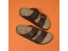 Dámské žabky birkenstock arizona soft footbed oiled leather habana (0452763) 4