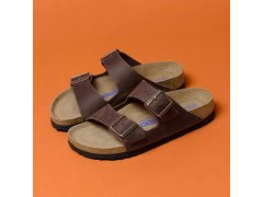 Dámské žabky birkenstock arizona soft footbed oiled leather habana (0452763) 5