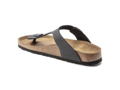 Dámské/pánské žabky birkenstock gizeh nu oiled black regular oiled leather pro široká chodidla (0845251) 3