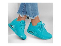 Dámská sportovní obuv skechers uno stand on air sneakers green (73690-turq) dámské 1