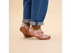 Affenzahn barefoot obuv slipper cotton movy deer (01398-40141) 1