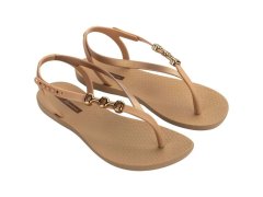 Ipanema sandal class dámské béžové žabky se zlatými dámskými sandály 1