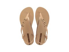 Ipanema sandal class dámské béžové žabky se zlatými dámskými sandály 5