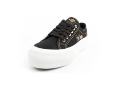 Lee cooper dámská sportovní obuv na platformě černá se zlatými dámskými teniskami 3