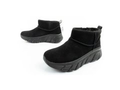 Skechers zimní kotníkové boty zateplené kožené dámské 8