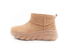 Skechers zimní kotníkové boty zateplené kožené hnědé dámské 1