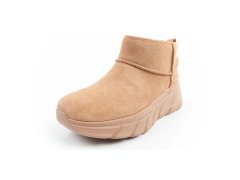 Skechers zimní kotníkové boty zateplené kožené hnědé dámské 3