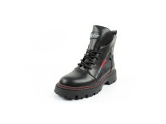 Lee cooper dámské trappery dámské zateplené kožené slingbacks černé červené dámské boty 2