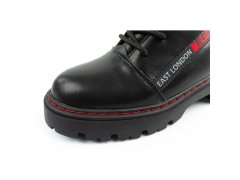 Lee cooper dámské trappery dámské zateplené kožené slingbacks černé červené dámské boty 5