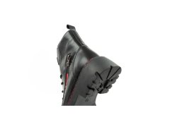Lee cooper dámské trappery dámské zateplené kožené slingbacks černé červené dámské boty 6