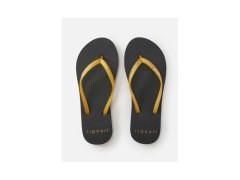 Rip curl třpytivé žabky - černá/zlatá 1