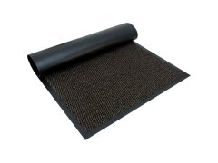 Vyčistící rohož na boty, absorpční vstupní rohož 90 × 150 cm, hnědá, ZONE 2