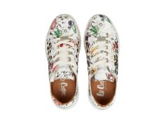 Lee cooper dámská sportovní obuv se šněrováním béžové dámské platformové tenisky 4