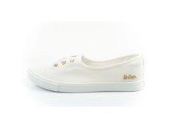 Lee cooper boty tenisky sportovní bílé slip-on ballerina dámské 1