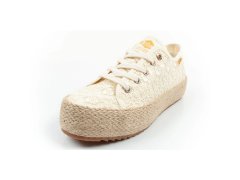 Lee cooper dámská sportovní obuv se šněrováním béžové dámské platformové tenisky 2