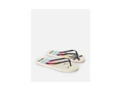 Dámské žabky rip curl mixed bloom open toe, hnědé 1