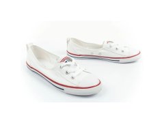 Dámské sportovní boty converse chuck taylor all star ballet lace – bílé baleríny 6