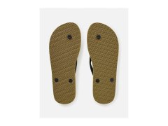 Plážové žabky rip curl brand logo bloom open toe v&nbsp;olivové barvě 3