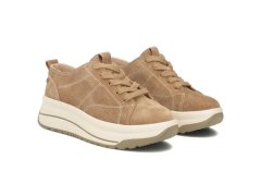 Bežové kožené tenisky na platformě filippo dp7959 – dámské 3