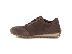Dámské kožené polobotky, semišové tenisky, hnědé, filippo DP7961 2