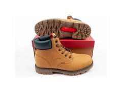 Levis – hnědé kotníkové boty pro mládež forrest Nova 8