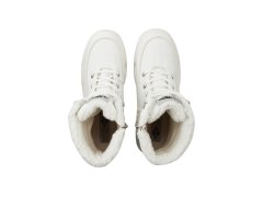 Lee cooper dámské zimní boty, bílé, zateplené kotníkové boty na zip 2