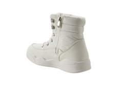 Lee cooper dámské zimní boty, bílé, zateplené kotníkové boty na zip 3