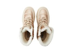 Lee cooper – dámské zimní boty v metalickém provedení, zateplené kotníkové boty na zip 3