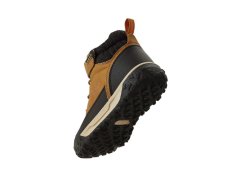 Lee cooper sportovní boty, hnědé kotníkové boty s&nbsp;podšívkou a&nbsp;suchým zipem 5