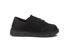 Dámské kožené polobotky, široké, černé, filippo DP8180/26 1