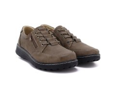 Pohodlné dámské polobotky na zip v khaki barvě potocki TO90407 7