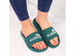 Plážové žabky bazén základní zelená Kubota 2