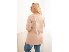 Dámská blůza plus size s&nbsp;lodičkovým výstřihem fango 2