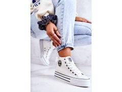 Dámské tenisky big star bily GG274013 7