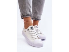 Dámské klasické nízké tenisky big star aa274010 Bile 3