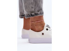 Dámské klasické nízké tenisky big star aa274010 Bile 4