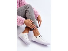 Dámské klasické nízké tenisky big star aa274010 Bile 7