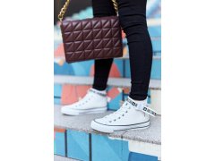 Tenisky na vysokém podpatku big star gg274027 Bile 4