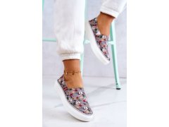 Dámské tenisky nazouvací memory foam big star jj276015 šedé 4
