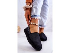Nazouvací espadrilky big star jj274878 Černá 1