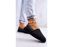 Nazouvací espadrilky big star jj274878 Černá 2