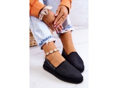 Nazouvací espadrilky big star jj274878 Černá 6