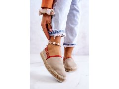 Nazouvací espadrilky big star jj274879 Béžová 1
