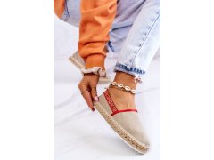 Nazouvací espadrilky big star jj274879 Béžová 4