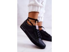 Dámské nízké tenisky cross jeans jj2r4054c černá 1