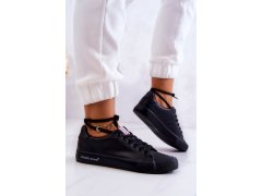 Dámské nízké tenisky cross jeans jj2r4054c černá 2