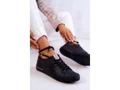 Dámské nízké tenisky cross jeans jj2r4054c černá 7