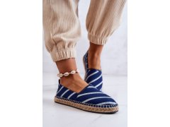 Dámské klasické espadrilky big star jj274960 námořnická modrá 1