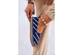 Dámské klasické espadrilky big star jj274960 námořnická modrá 3
