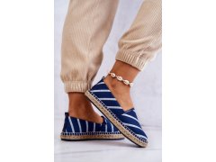 Dámské klasické espadrilky big star jj274960 námořnická modrá 4